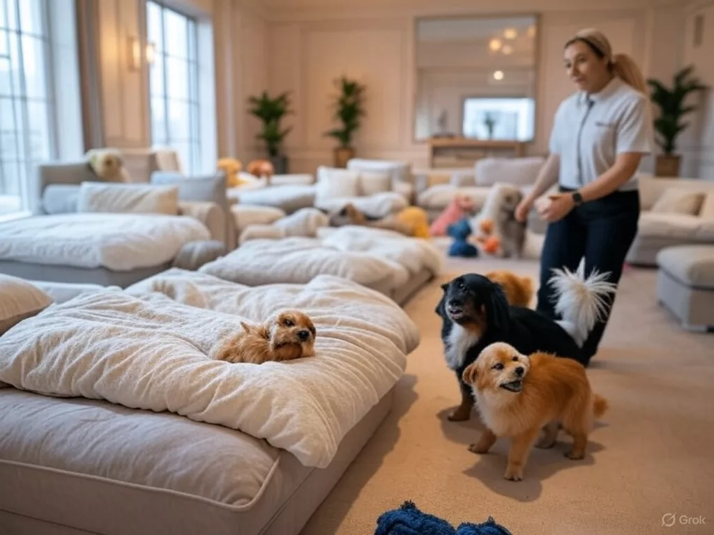 Serviço de Creche de Luxo para Animais de Estimação: Mime Seu Amigo Peludo